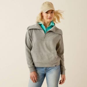 ariat 1/4 zip sweater