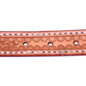 A close up of the bottom of a dog collar