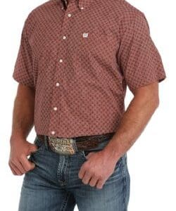 mens cinch short sleeve shirt