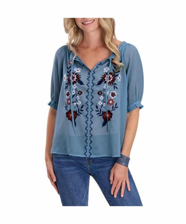 ladies floral blouse