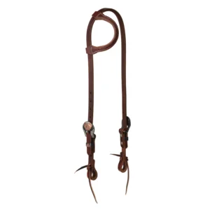 Weaver One Ear Headstall with Flower Buckle - 10010-01-26