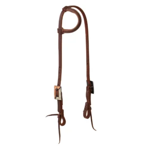 Weaver One Ear Headstall with Copper/ Silver Buckles - 10010-01-29