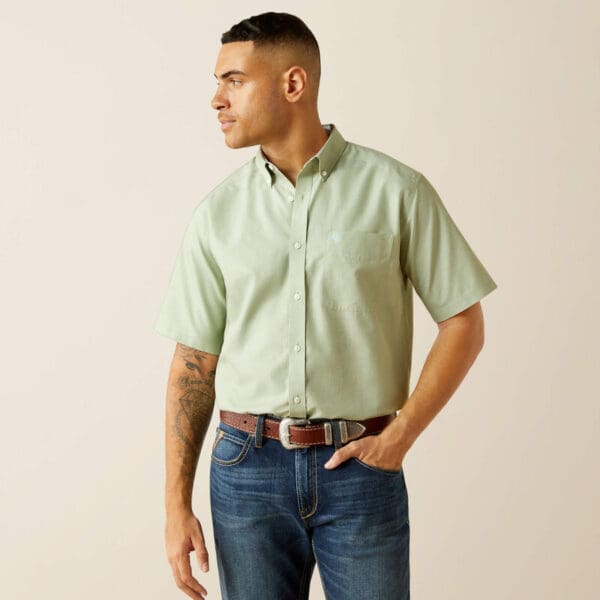 mens ariat short sleeve