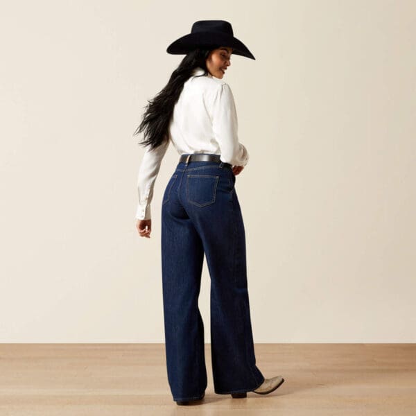 Ariat Ultra High Rise Pleated Trouser Jeans - 10060381 - Image 2