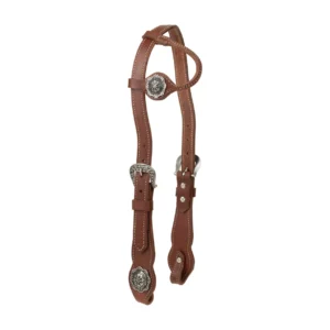 Weaver Contoured Sliding Ear Headstall - 10070-16-70-20