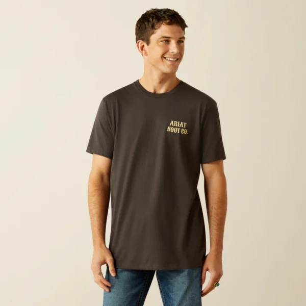 Ariat Men's Vintage Black Cocky Cowboy Graphic Tee Shirt 10058894