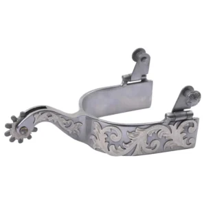 engraved spurs