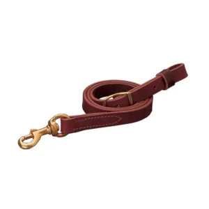 Leather Tie Down, Burgundy, 3/4" x 40" - 30-0637