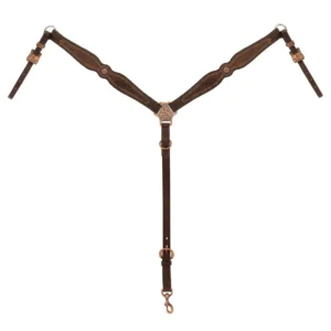 Western Floral Scalloped Breast Collar - 40003-33-16