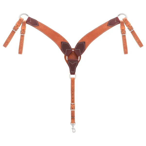 Weaver Harness and Latigo Leather Roper Breast Collar - 40-0920