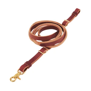 Harness and Latigo Leather Round Roper Rein, 3/4" x 8 - 50-1490