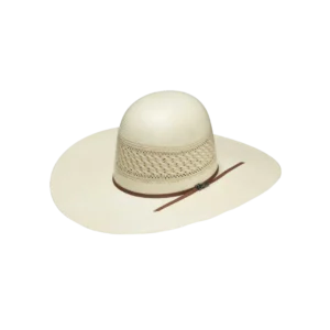Open Crown straw cowboy hat