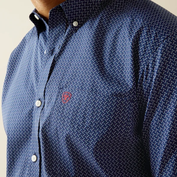 Ariat Wrinkle Free Davis Classic Short Sleeve Shirt - 10059004 - Image 2