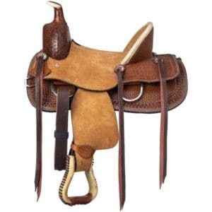 12" Youth Bodie Hard Seat Ranch Saddle