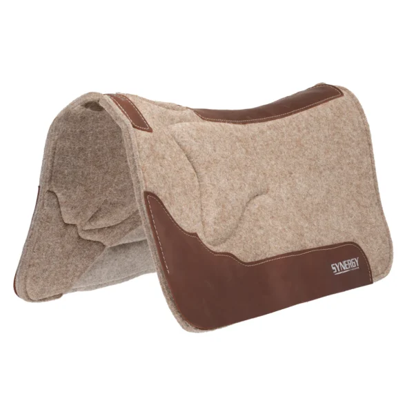 Synergy Shoulder Relief Close Contact Wool Blend Felt Performance Saddle Pad 36010-5042