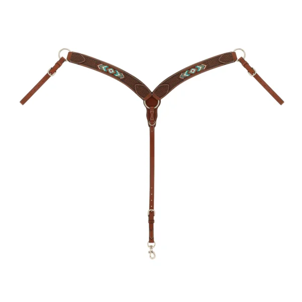 Beaded Contoured Breast Collar 45112-30