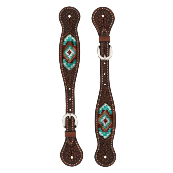 Beaded Spur Straps 45512-53