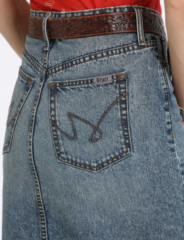 Cruel Denim Midi Skirt Women's - CB75456001 - Image 2