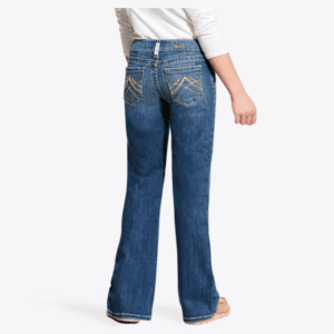 Whipstitch Boot Cut Jeans