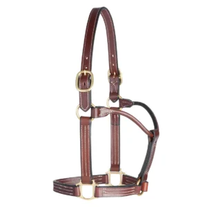 Weaver 1" Thoroughbred Halter without Snap, Mahogany, Horse 20-0506