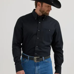 GEORGE STRAIT L/S BLACK SHIRT TALL SIZES AVAILABLE- 112345802