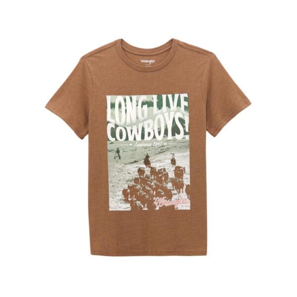 Wrangler Long Live Cowboys Graphic T