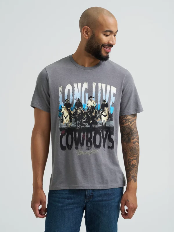 Men's Long Live Cowboys Graphic T-Shirt