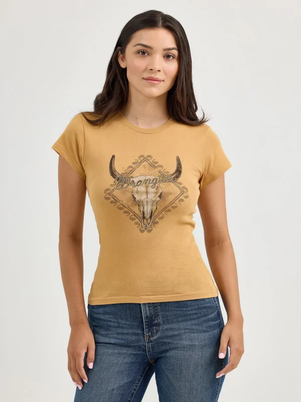 Women's Wrangler Graphic Shrunken Tee