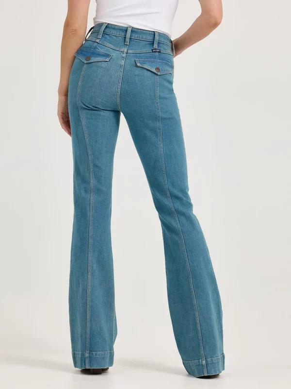Women's Wrangler Retro® Bailey High Rise Pintuck Trouser Jean