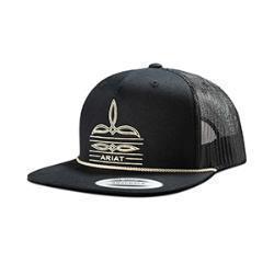 Ariat Cap Toe Bug Stiich Brim Rope Black