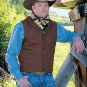 mens wyoming traders canvas vest