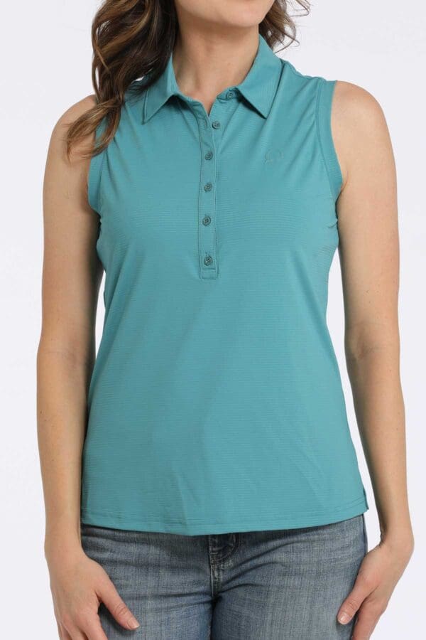 SLEEVELESS POLO SHIRT - MSK7911002