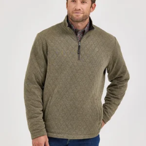 Men's George Strait Quarter-Zip Quilted Pullover