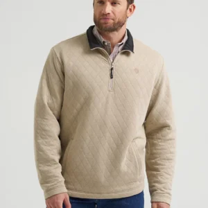 Men's George Strait Quarter-Zip Quilted Pullover