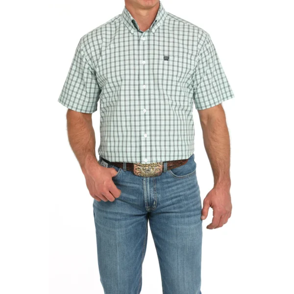 Cinch Men's Short Sleeve Print Shirt