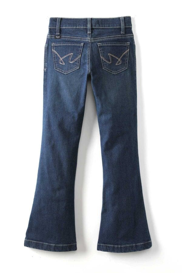 Girls Violet Jean Dark Stone