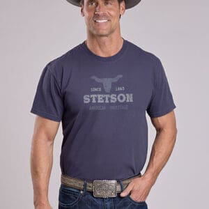 ADULT T-SHIRT STETSON SHORT SLEEVE T-SHIRT