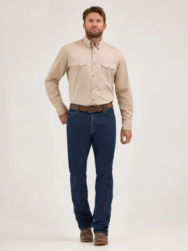 Premium Performance Cowboy Cut® Regular Fit Jean - Flannel Lined - 112368775 - Image 2