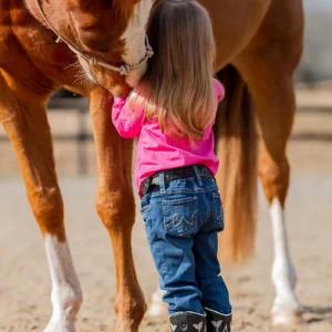 Baby / toddler girls jeans wrangler