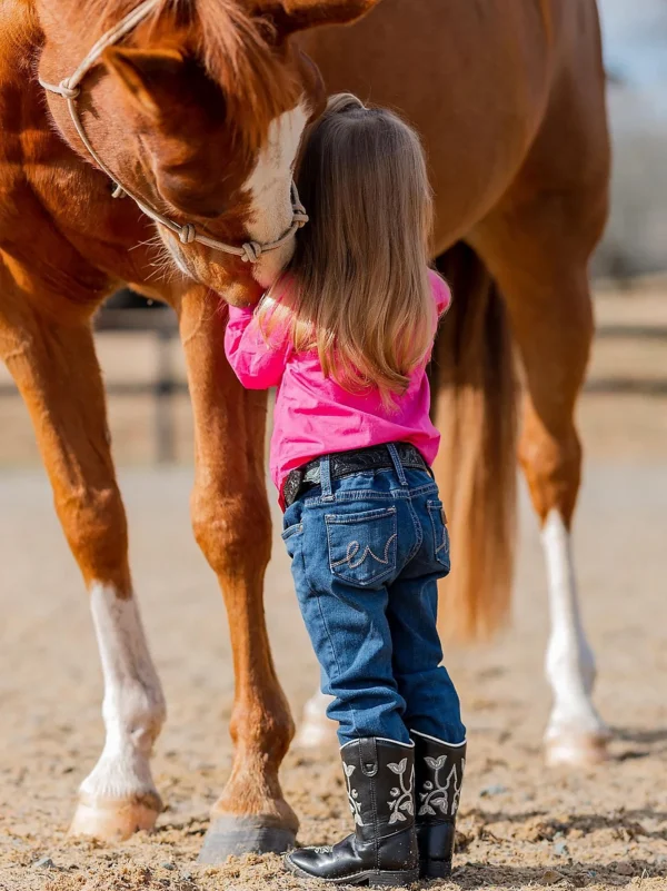 Baby / toddler girls jeans wrangler