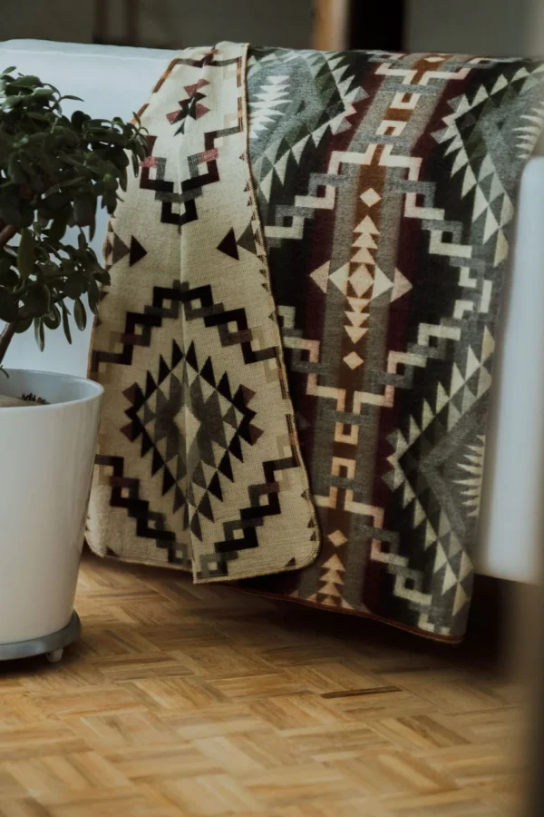 Machu Picchu Alpaca Blanket
