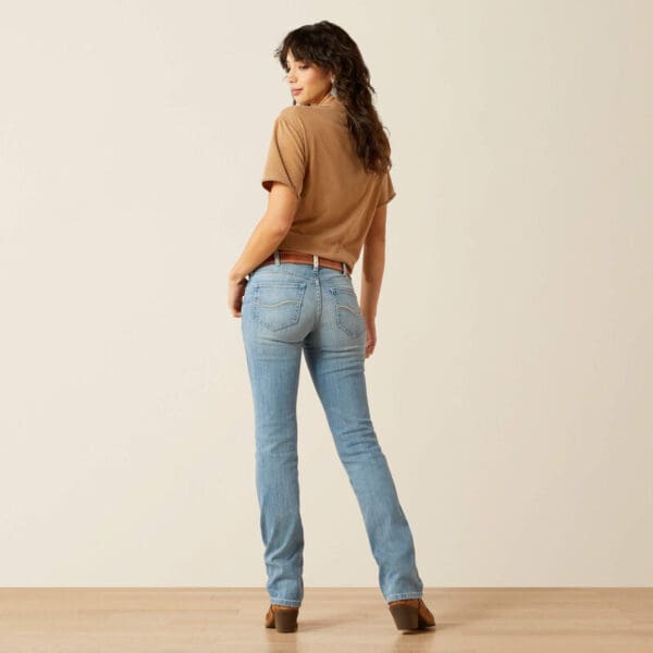 Ariat Mid Rise Alessia Straight Leg Jean