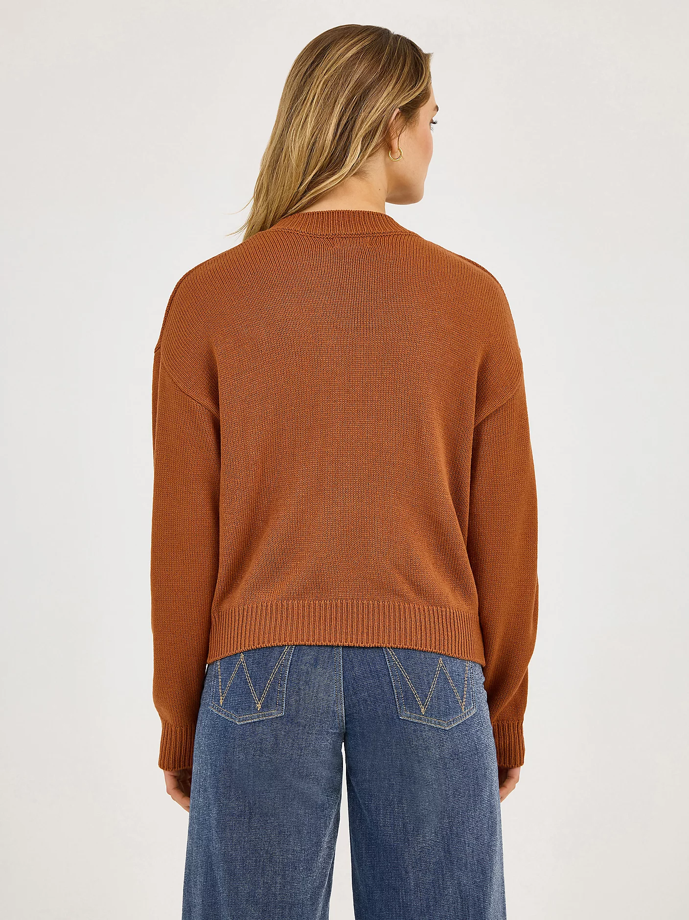 Women's Wrangler Horse Intarsia Crew Neck Sweater