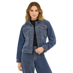 Unlined Denim Jacket - Blue  112372393
