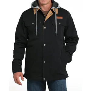 Cinch Men's Black Canvas Barn Jacket