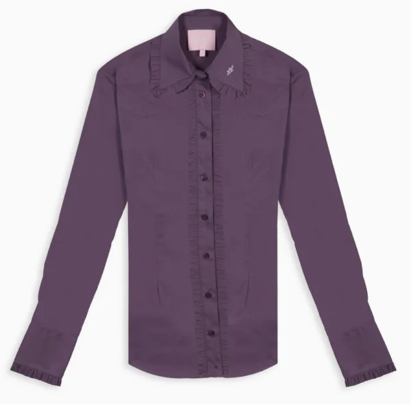 LITTLE LUCILLE PLUM FRILL   LPLF0606XS