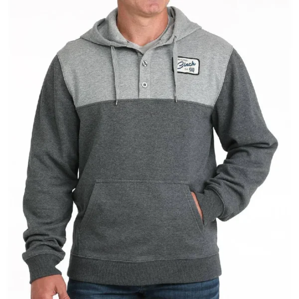MEN'S CHARCOAL HOODIE   MWK1917002