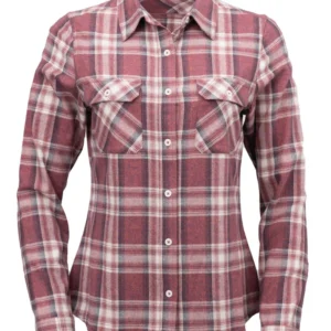 Cotton Plaid Outback Shirt   40312-RED