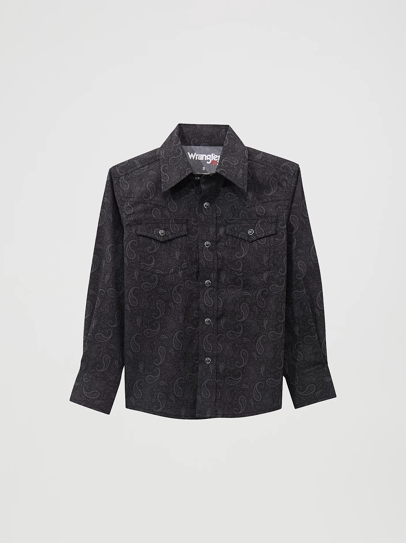 boys paisley western shirt