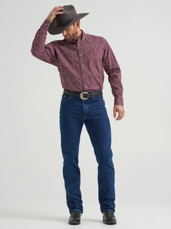 George Strait™ Long Sleeve Button Down Two Pocket Shirt - 112369636